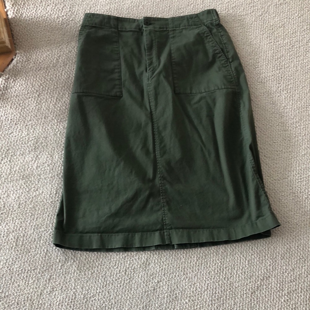 Uniqlo Olive Green Women's Skirt